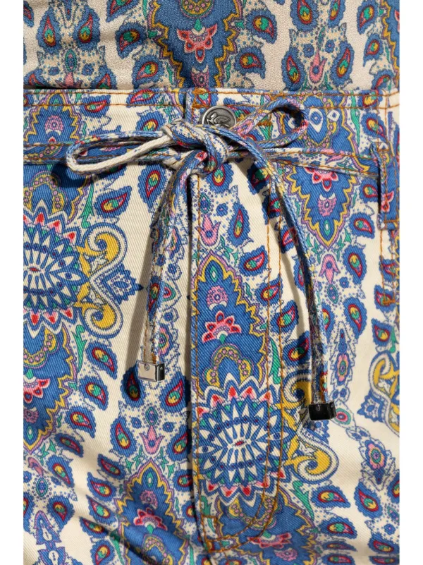 エトロ　ペイズリー　パンツ ETRO ペイズリーパンツ | ホワイト | FARFETCH JP