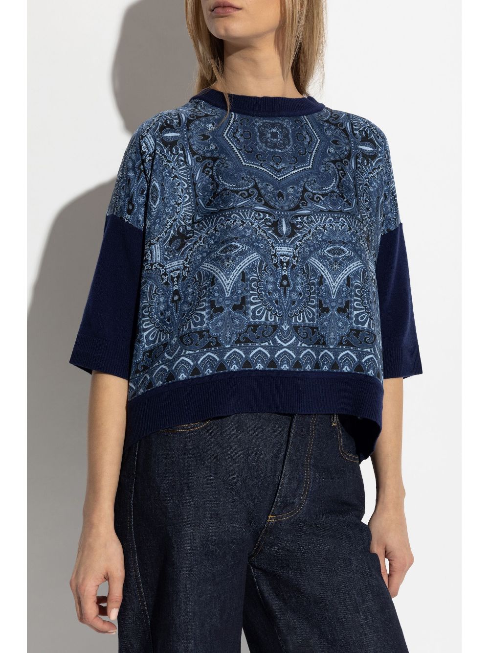 Affordable ETRO paisley-print knit top Women