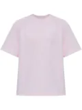 GANNI embroidered T-shirt - Pink