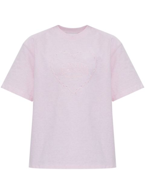 GANNI embroidered T-shirt Women