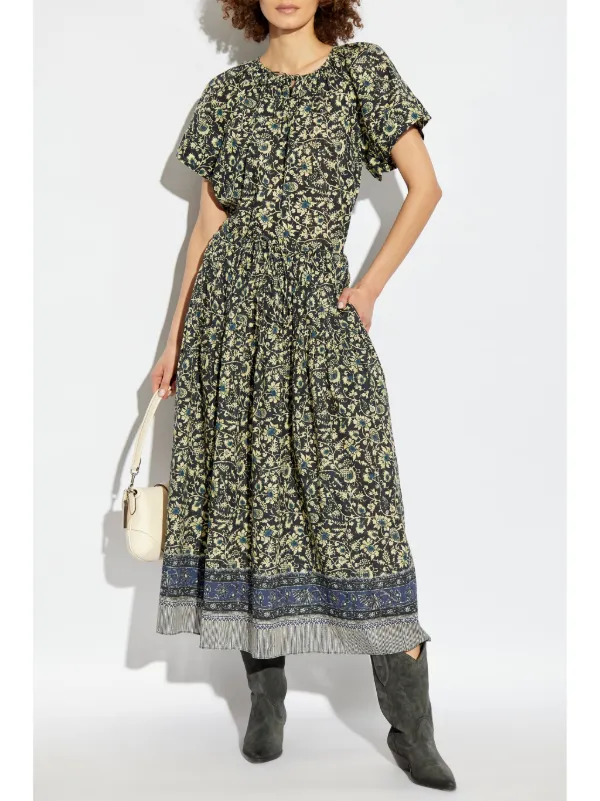 Ulla Johnson Avia Midi Skirt | Blue | FARFETCH