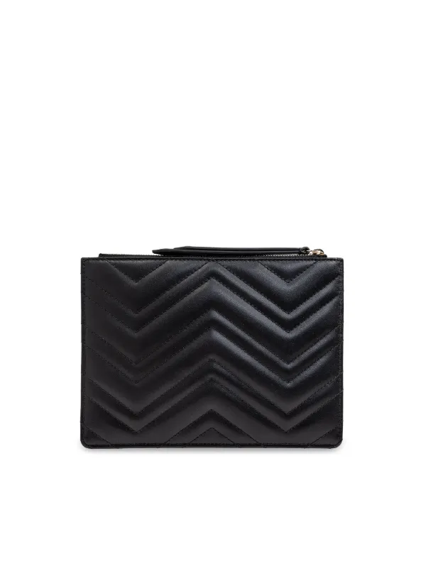 Gucci Large GG Marmont Clutch Bag | Black | FARFETCH PL