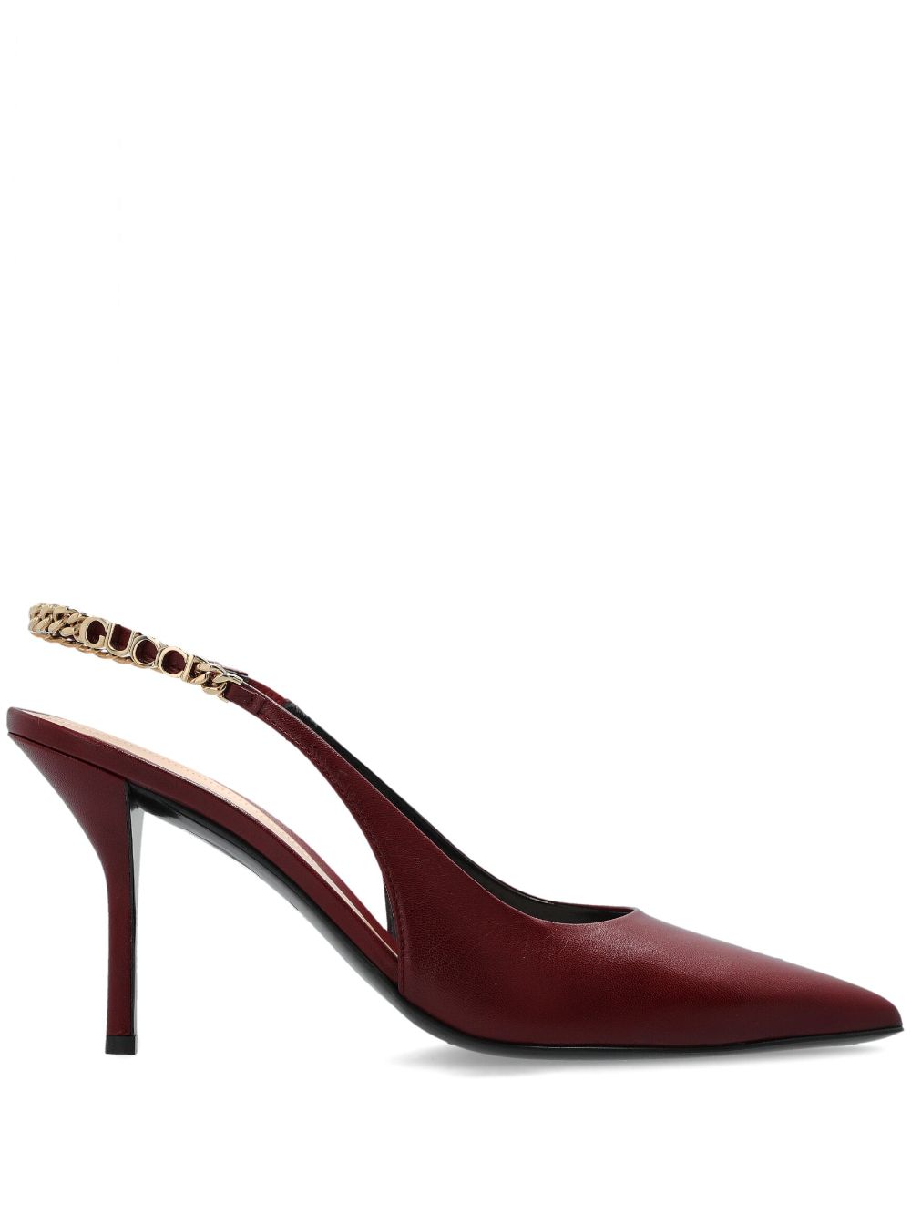 Gucci 105mm chain pumps Rood