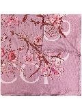 Gucci printed silk scarf - Pink