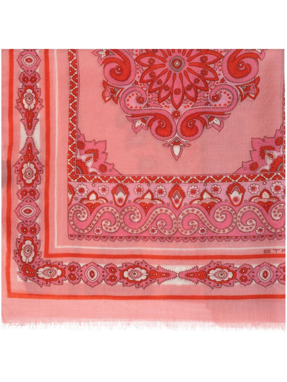 ETRO Sjaal met print Roze