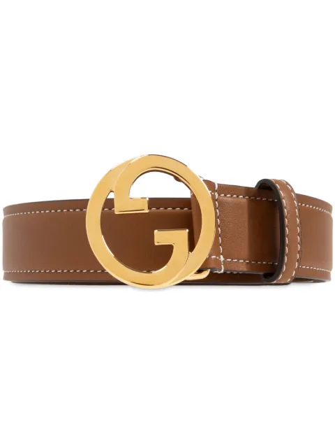 Gucci Caramel leather Gucci Blondie belt