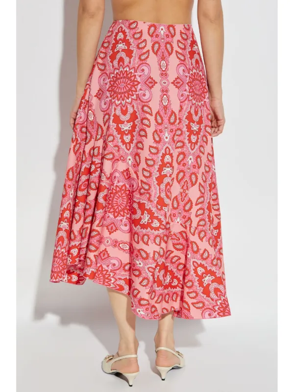 *ETRO* ペイズリースカート ETRO ペイズリー スカート | ピンク | FARFETCH JP