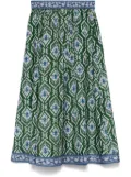 ZIMMERMANN Wylie midi skirt - Green