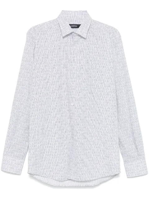 Karl Lagerfeld logo-print shirt
