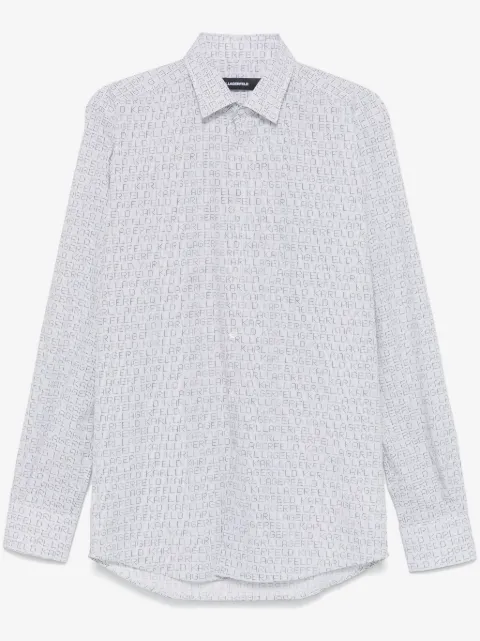 Karl Lagerfeld logo-print shirt