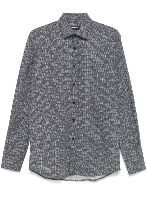 Karl Lagerfeld logo-print shirt