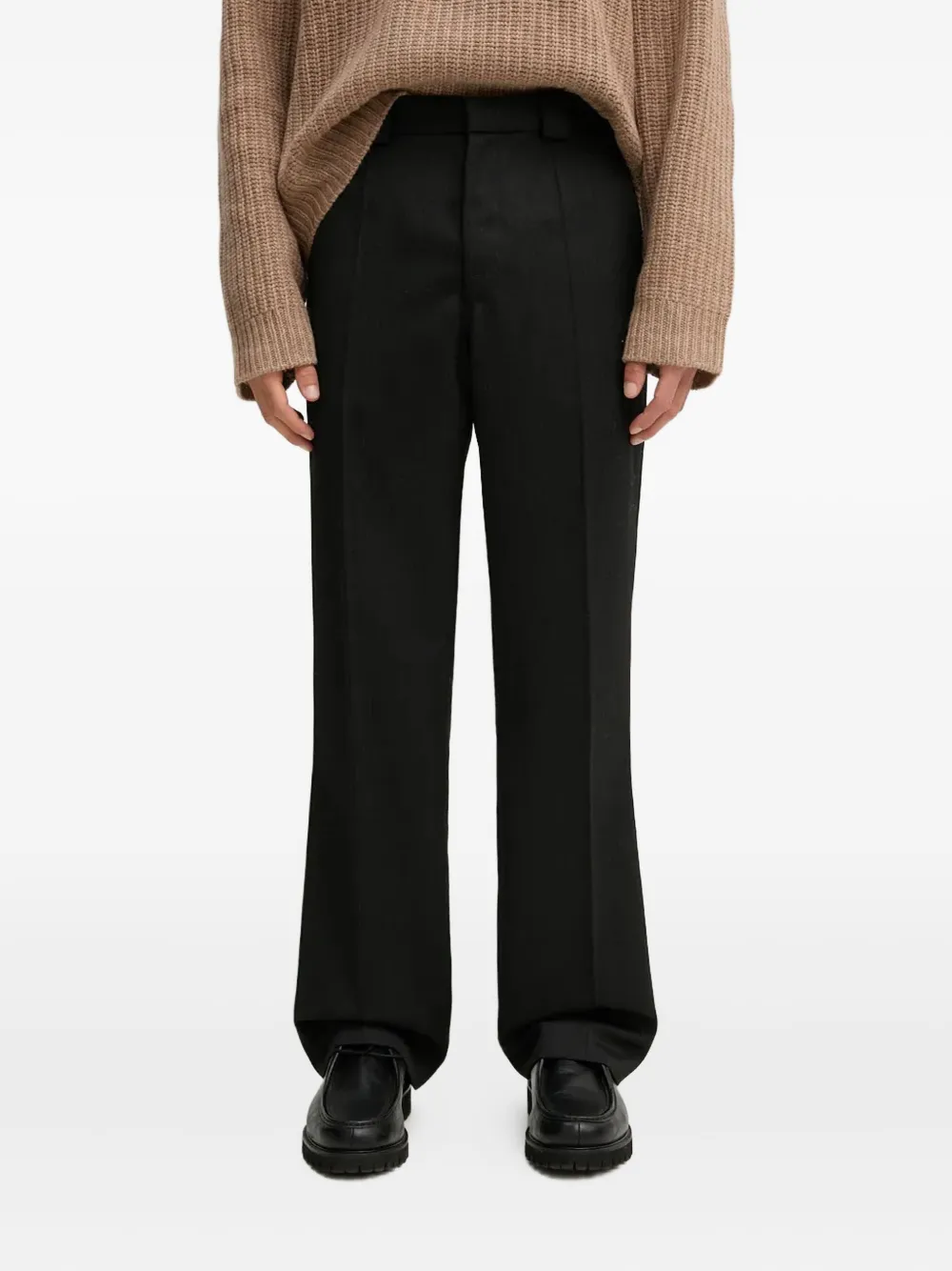 Won Hundred バックポケット シルクパンツ | ブラック | Image 1