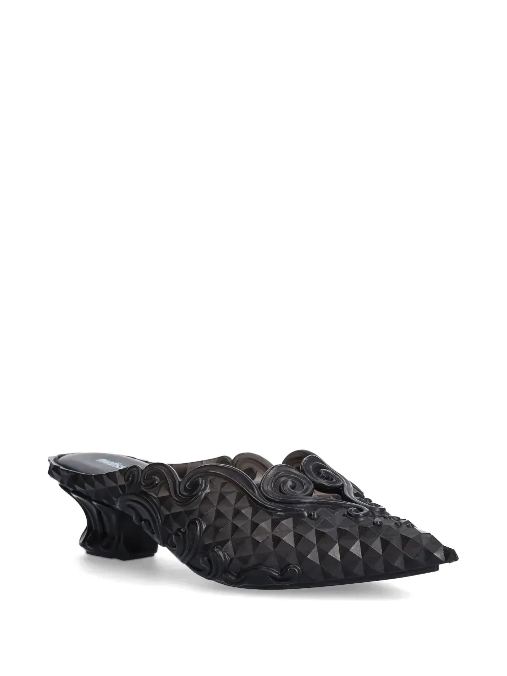 Y/Project embossed-effect mules - Zwart