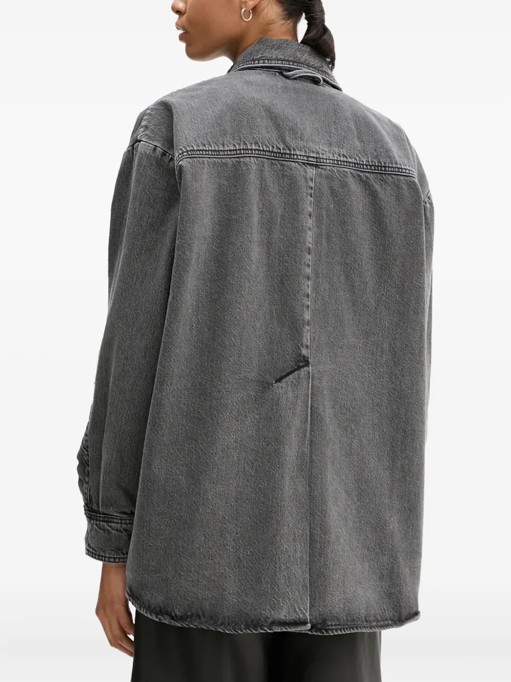 Won Hundred Loretta blouse met knopen Grijs