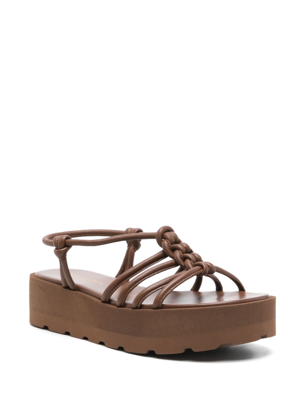 Gianvito Rossi 45mm Hebe sandals Brown