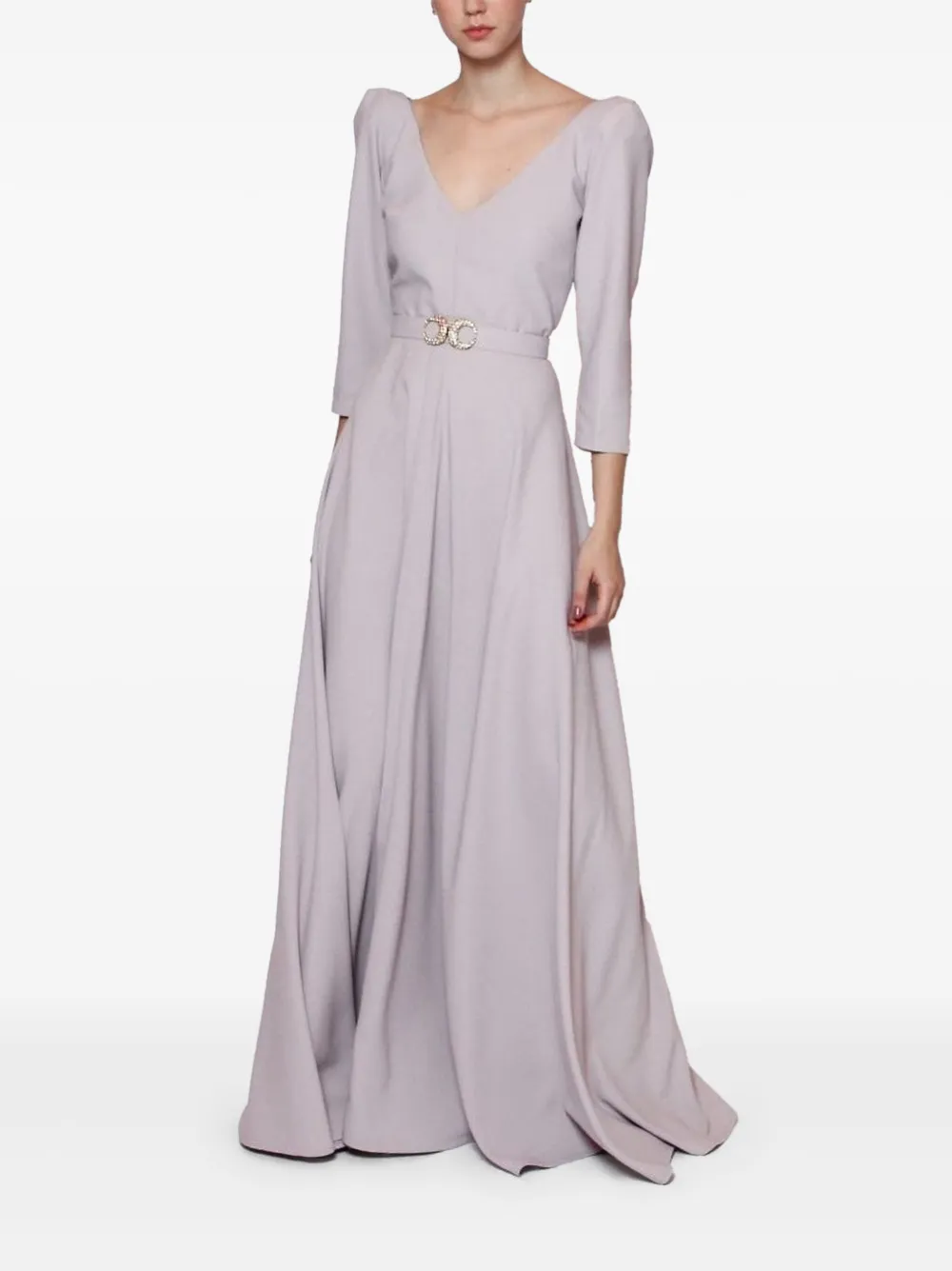 Lethicia Bronstein Adila puff-sleeve belted dress | Evening Dresses | Image 2