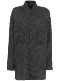 Forme D'expression all-over floral shirt - Grey
