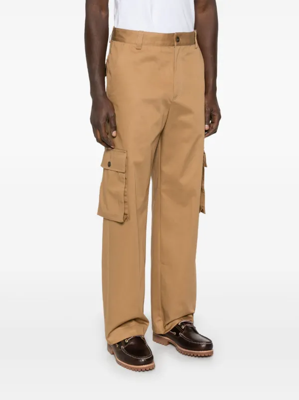 Maison Kitsuné Cotton Cargo Pants | Neutrals | FARFETCH IN