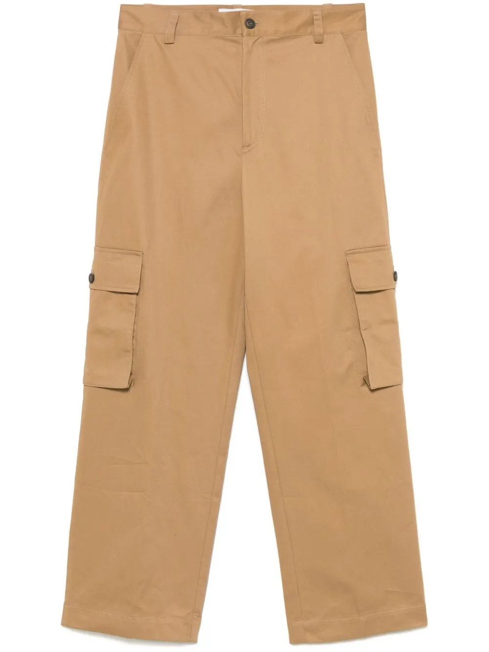 Maison Kitsuné Cotton Cargo Pants In Neutrals