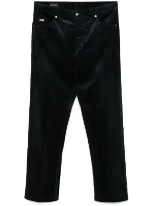Emporio Armani パネル ストレートパンツ | ブルー | FARFETCH JP