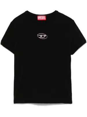 完売アイテム正規品 タグ付 diesel ウィメンズロゴTシャツ DIESEL】ウィメンズ 定番 ロゴ スウェットシャツやTシャツ