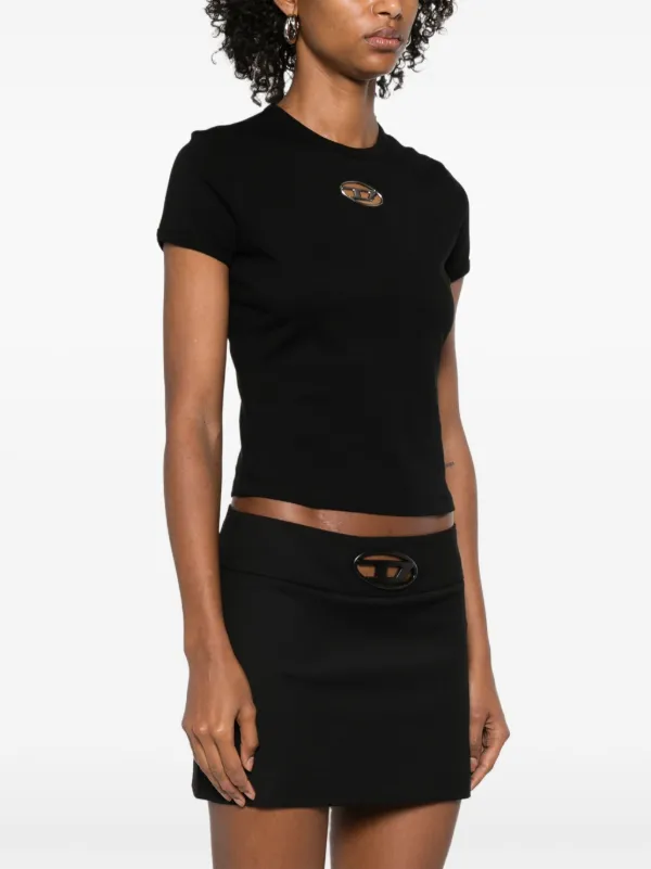 Diesel T-Uncutie-Long-Od T-shirt | Black | FARFETCH Diesel T-Uncutie-Long-Od T-shirt | Black | FARFETCH