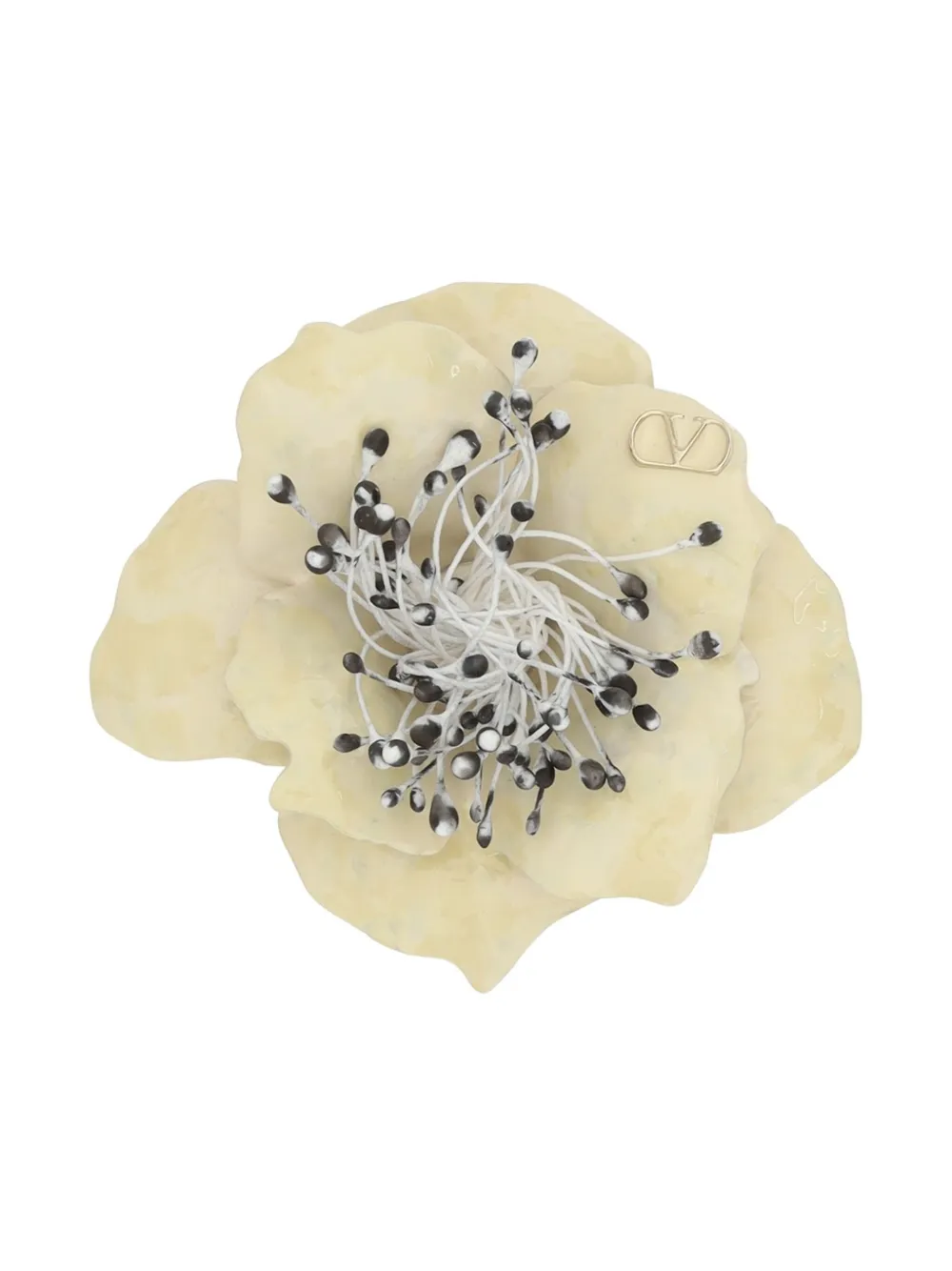 Valentino Garavani pince à cravate Fleur Lumineuse | blanc | Image 1