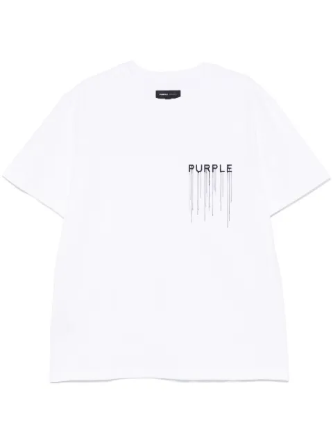 Purple Brand t-shirt à logo imprimé