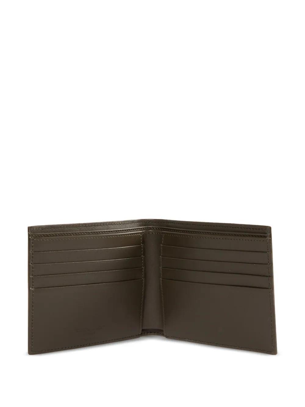 Saint Laurent Leren portemonnee Groen