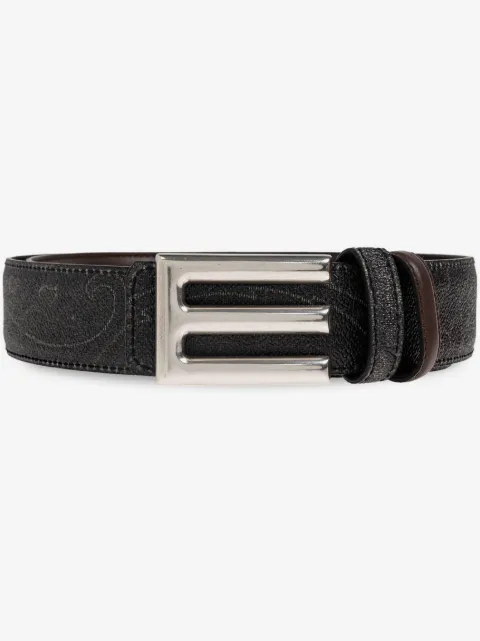 ETRO logo-buckle belt