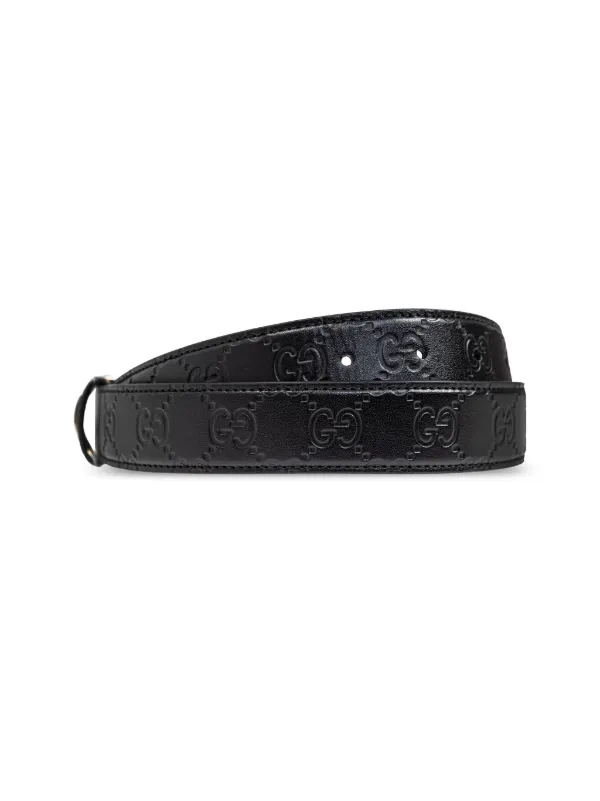 Gucci Interlocking G Buckle Belt | Black | FARFETCH display picture 3