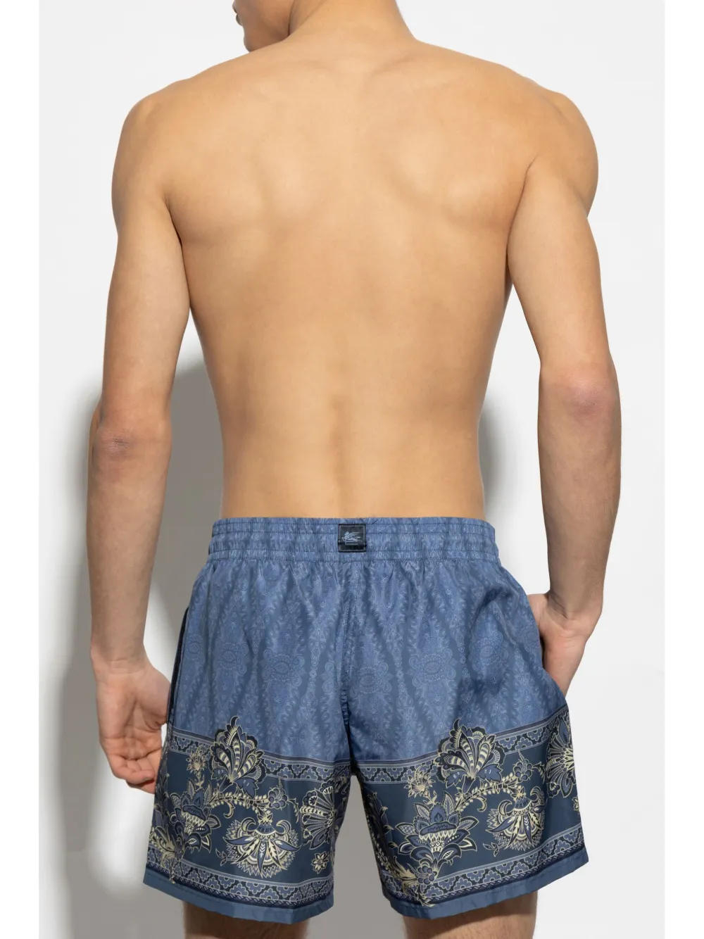 ETRO Zwembroek met print Blauw