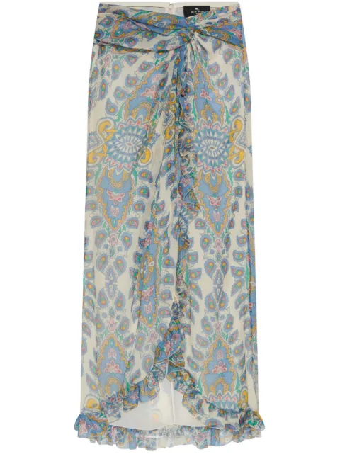 ETRO silk skirt 