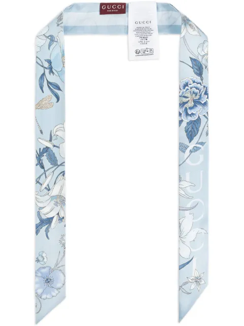 Gucci floral-print neckerchief