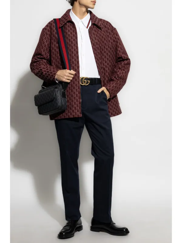 GUCCI●グッチ イタリア製＜コットン 長袖ドレスシャツ＞M1748m GUCCI - 美品 グッチ GUCCI シャツ ロングスリーブ 長袖