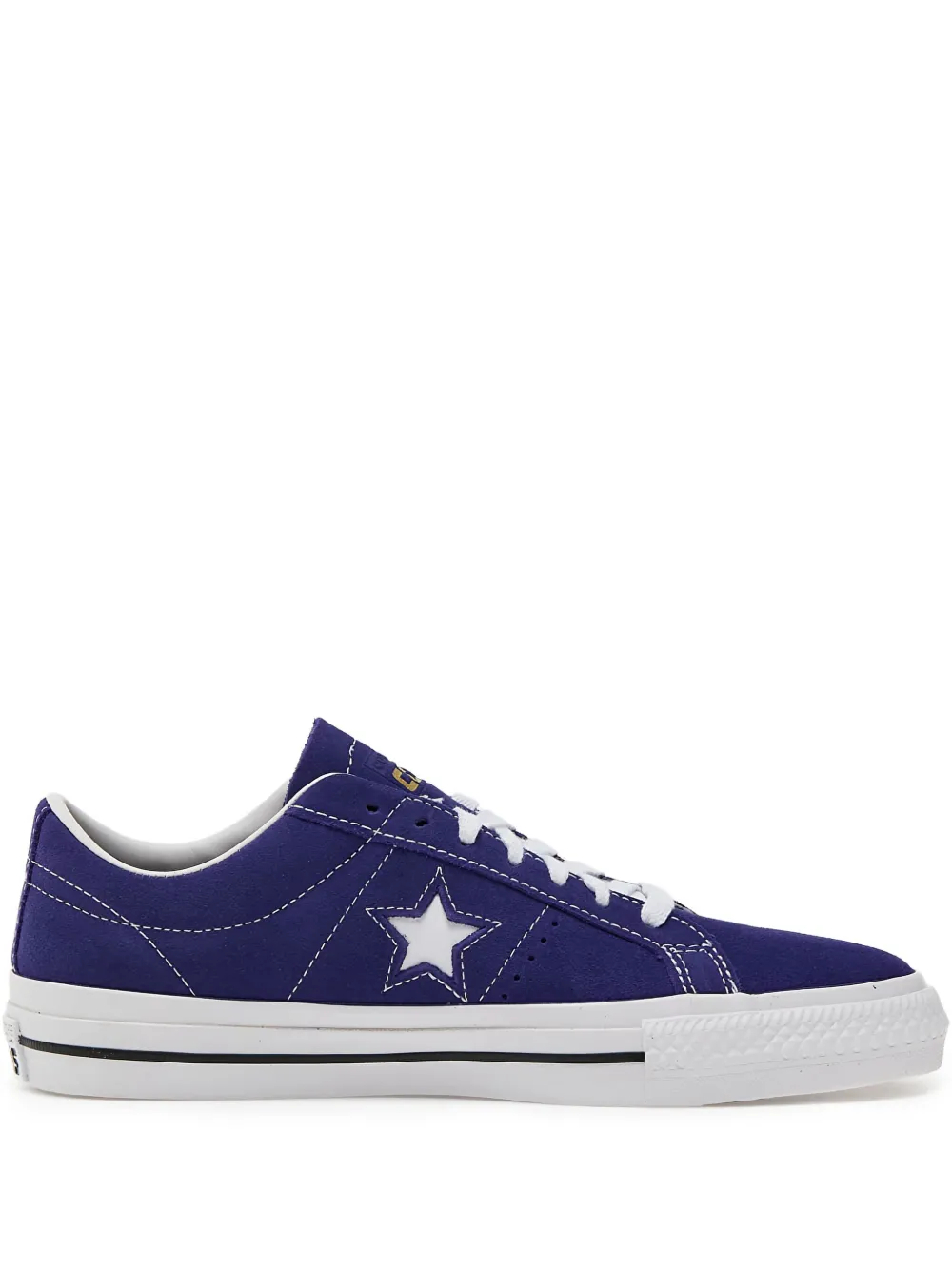 Converse One Star Academy Pro star-embellished canvas sneakers | Purple | Image 1