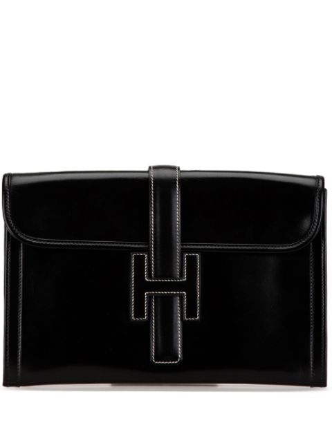 Hermes 1990 Box Calf Jige 29 clutch bag Women