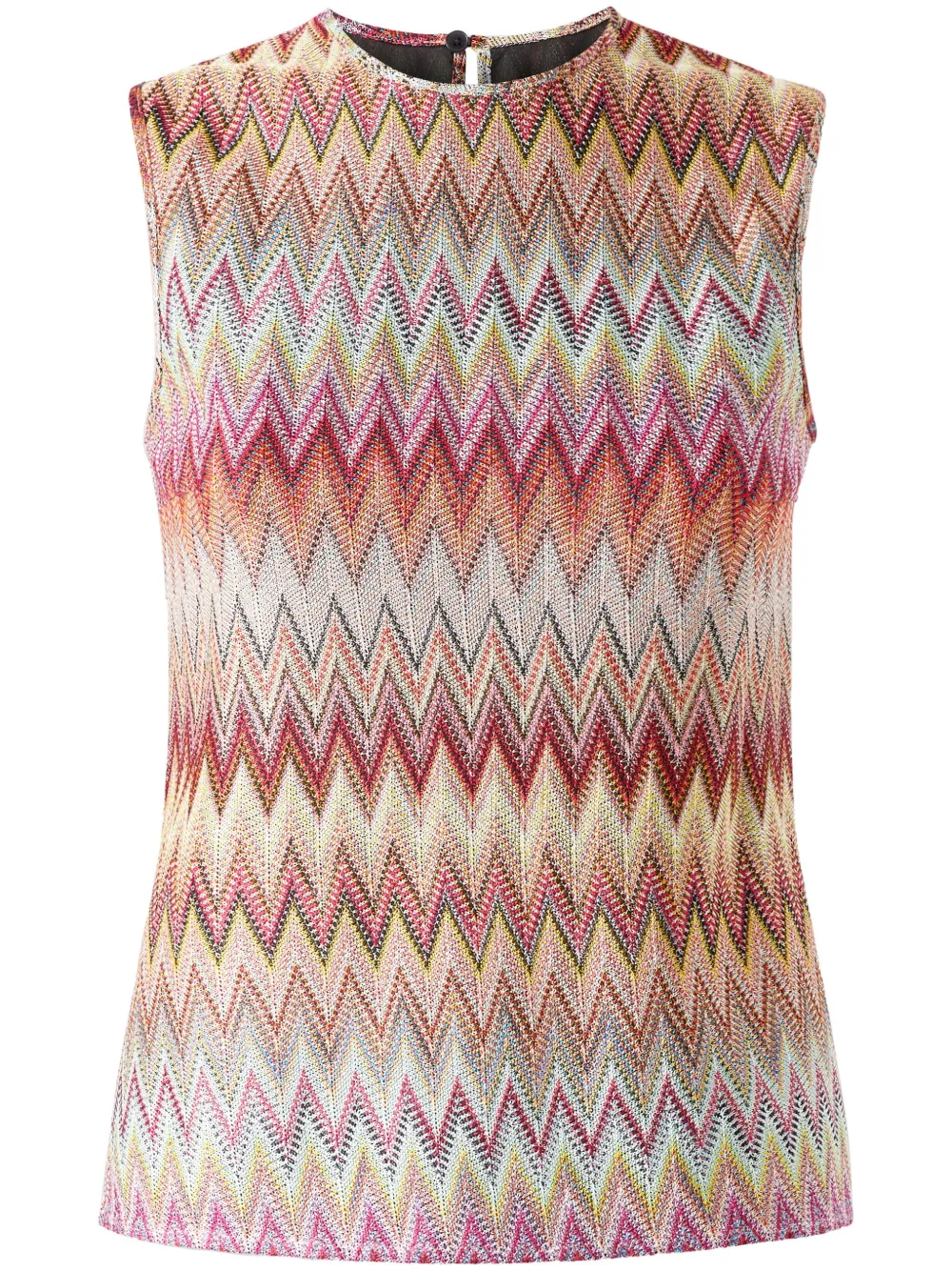 Missoni Zigzag woven tank top - Red