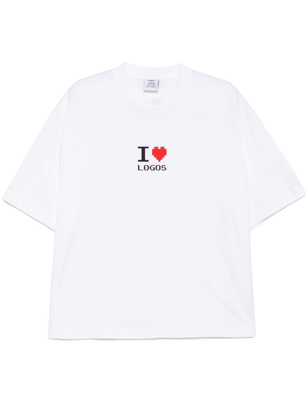 VETEMENTS graphic-print T-shirt - White