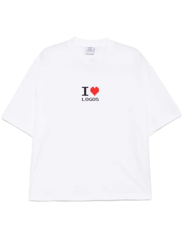 VETEMENTS Playera Con Estampado Gráfico Blanco FARFETCH MX