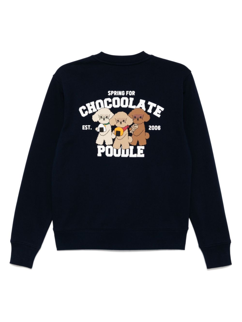 CHOCOOLATE Sweater met print - Blauw