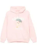 CHOCOOLATE graphic-print hoodie - Pink