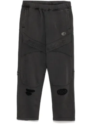 AAPE BY *A BATHING APE® カモフラージュ トラックパンツ | ブラック