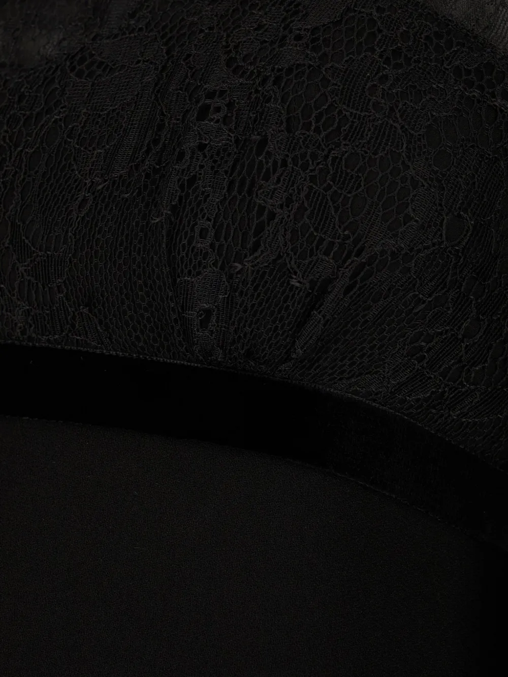 Max Mara Doorzichtige jurk Zwart