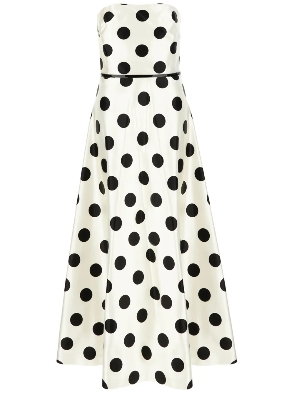 Max Mara Abito lungo con stampa - Bianco