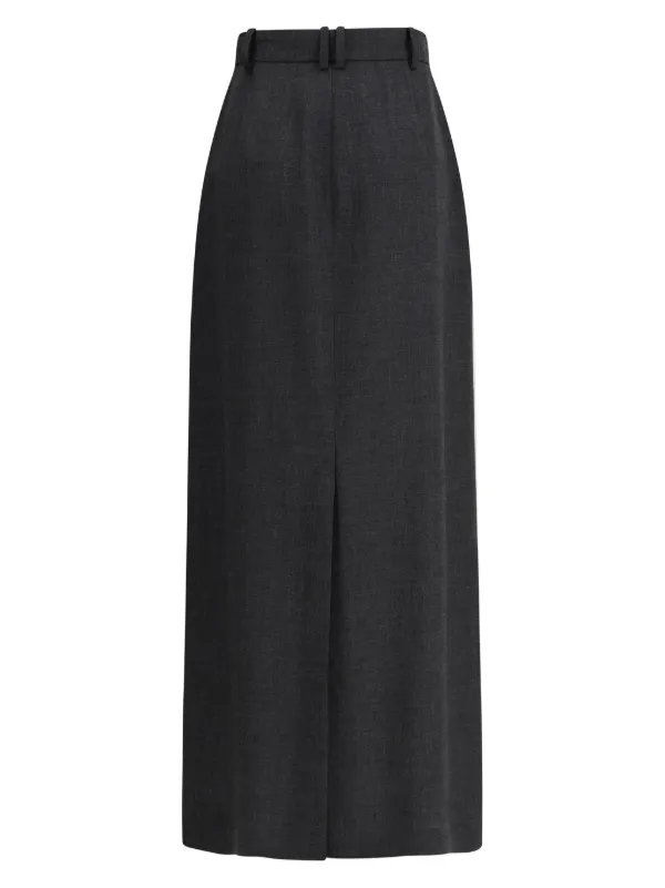 The Row Gonna Roux マキシスカート | グレー | FARFETCH JP