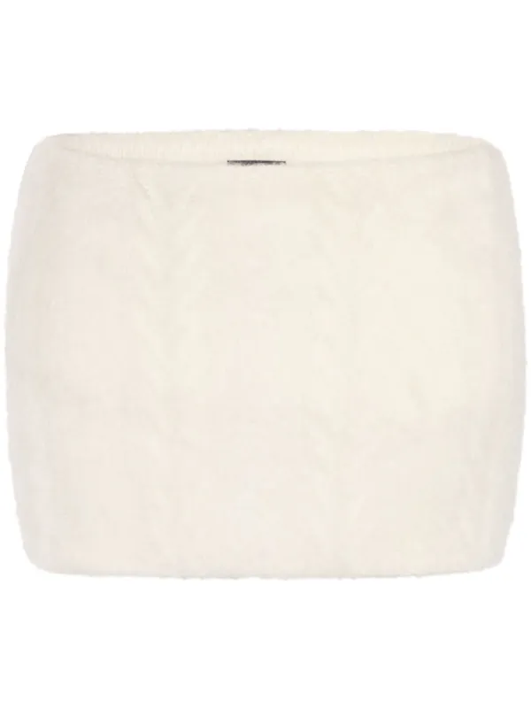 ジャックムス JACQUEMUSプリーツフリルウールレイヤードスカートホワイト ジャックムス JACQUEMUSプリーツフリルウールレイヤードスカート