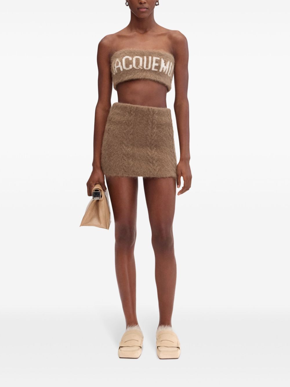 Jacquemus The Nuvola mini skirt - Bruin