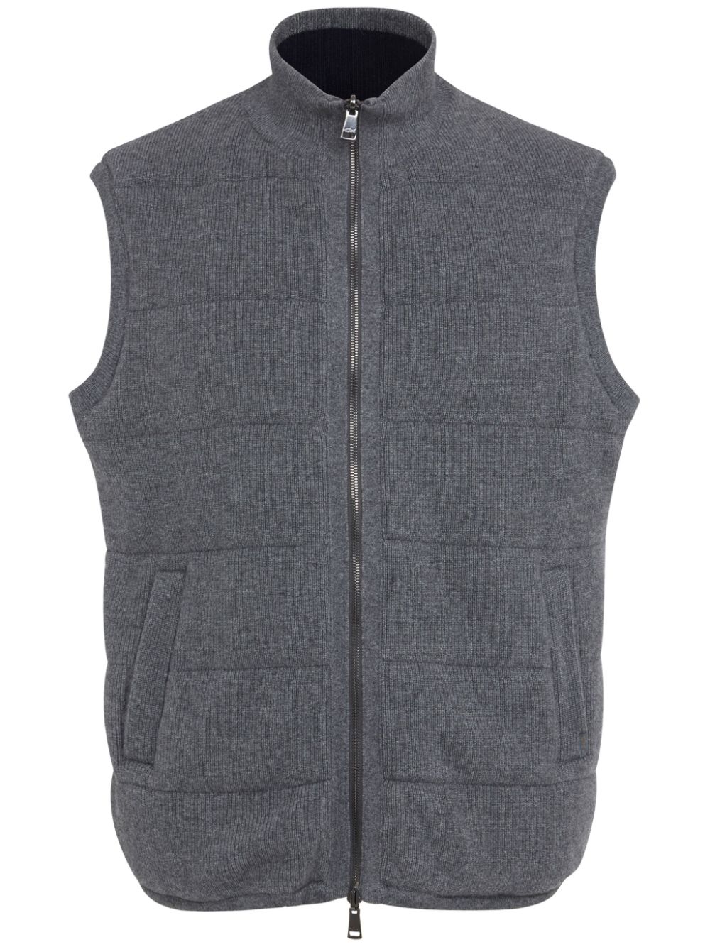 zip-up gilet