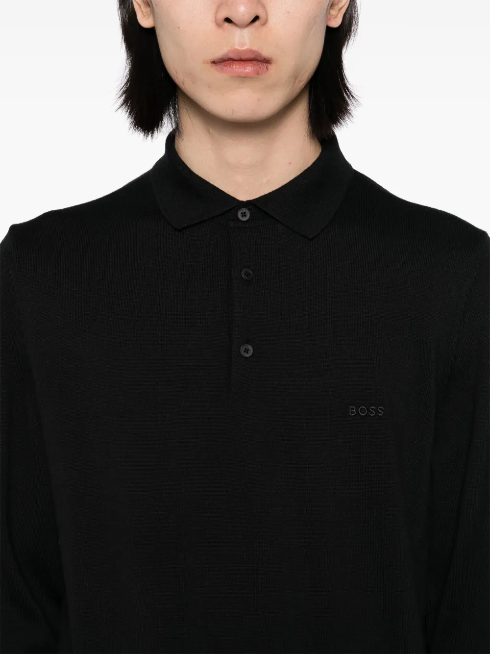 BOSS Polotrui Zwart